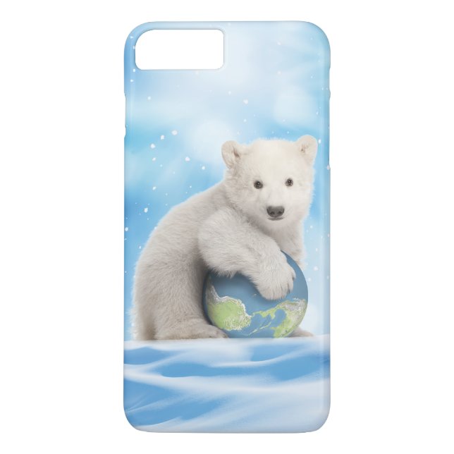 Funda De Case-Mate Para iPhone Caja del teléfono del oso polar (Reverso)