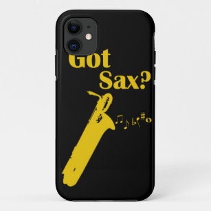 Funda Para iPhone 11 Caja del teléfono del saxofón