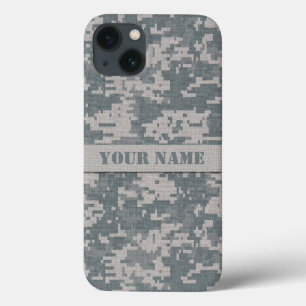 Funda Para iPhone 13 Caja dura personalizada del iPhone 6 del ACU Camo