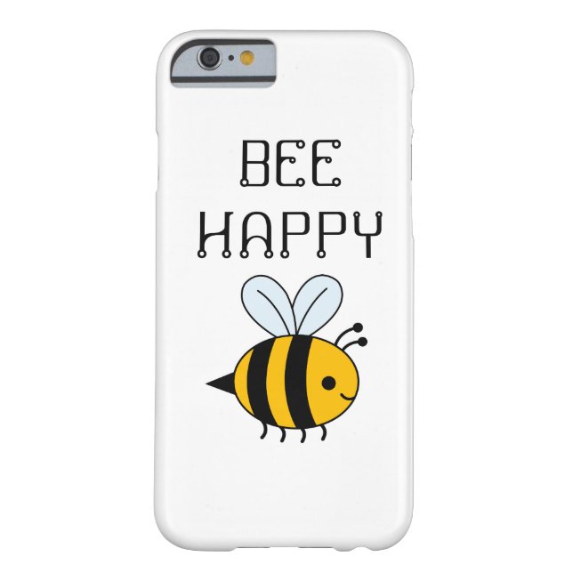 FUNDA DE Case-Mate PARA iPhone CAJA FELIZ DEL TELÉFONO DE LA ABEJA (Reverso)
