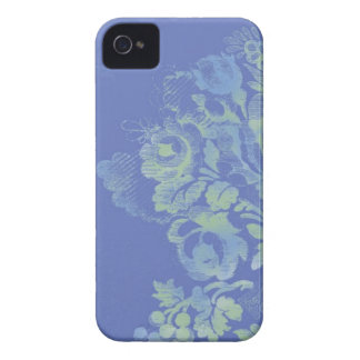Carcasa Para iPhone 4 De Case-Mate Caja floral azul del iPhone 4/4S