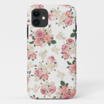 Caja floral en colores pastel del iPhone 5/5S