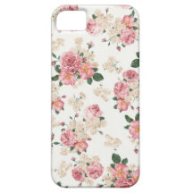 Caja floral en colores pastel del iPhone 5/5S