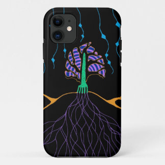 Funda Para iPhone 11 Caja fluorescente del árbol iPhone5