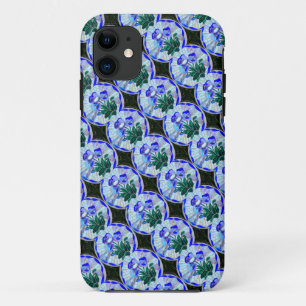 Funda Para iPhone 11 caja geométrica de la flor del vitral