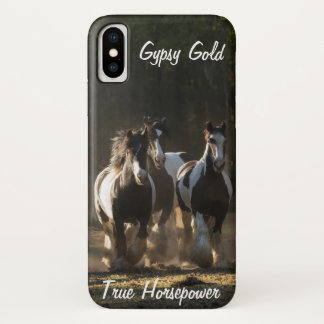 Funda Para iPhone X Caja gitana del teléfono de los caballos de fuerza