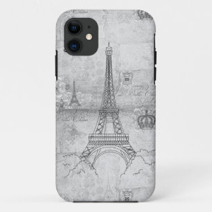 title_seo2 Caja gris del iPhone 5 de la torre Eiffel