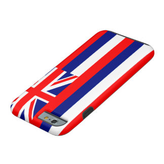 Funda Resistente Para iPhone 6 Caja hawaiana del teléfono de la bandera