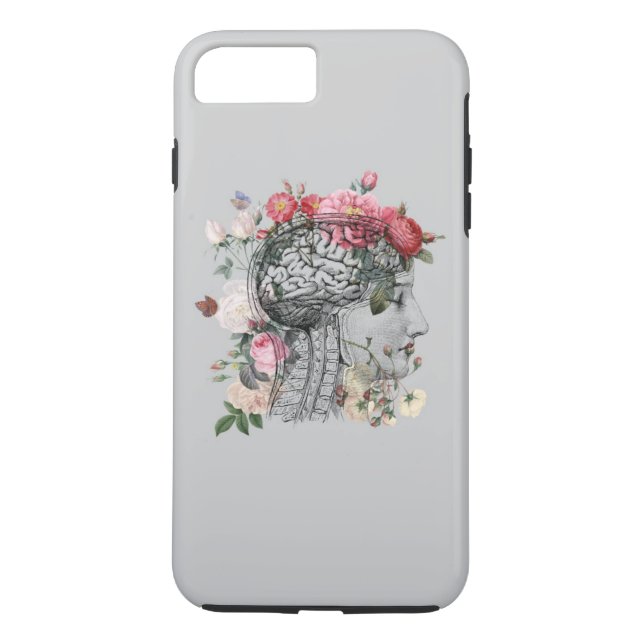 Funda De Case-Mate Para iPhone Caja hermosa del teléfono del cerebro - cerebro (Reverso)