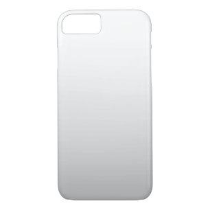 Funda Para iPhone 8/7 Caja llana gris blanca simple del iPhone 7 de