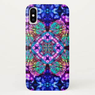 Funda Para iPhone X Caja mágica de la mandala de la acuarela de la