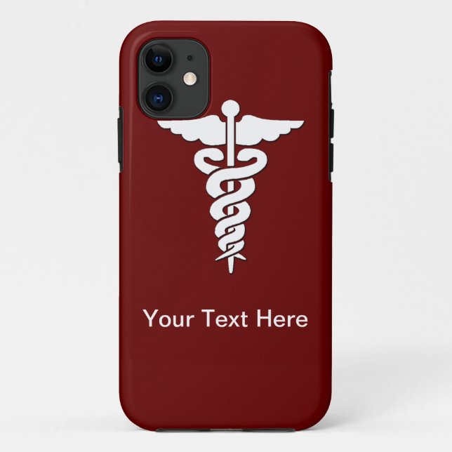 Funda De Case-Mate Para iPhone Caja médica del teléfono del símbolo (Reverso)