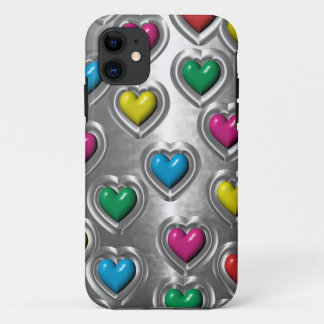 Funda Para iPhone 11 Caja metalizado colorida fresca del iPhone 5 de