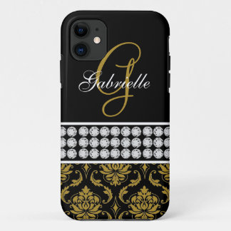 Funda Para iPhone 11 Caja negra conocida del iPhone 5 del damasco del