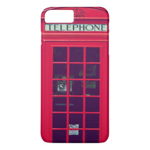 Funda Para iPhone 8 Plus/7 Plus Caja original de teléfono rojo británico