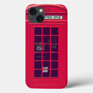 Funda Para iPhone 13 Caja original de teléfono rojo británico