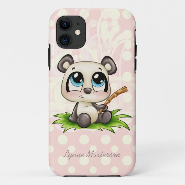 Funda De Case-Mate Para iPhone Caja personalizada del iphone 5 de los polkadots (Reverso)