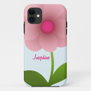 title_seo2 Caja personalizada flor rosada del iPhone 5