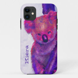 title_seo2 caja púrpura del iphone de la koala