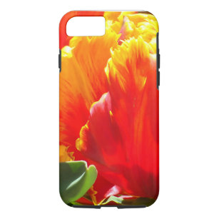 Funda Para iPhone 8/7 Caja roja del iPhone 7 del tulipán del loro