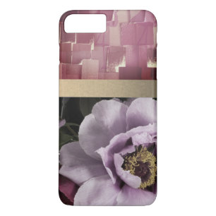 Funda Para iPhone 8 Plus/7 Plus Caja subió lila elegante del teléfono del arte