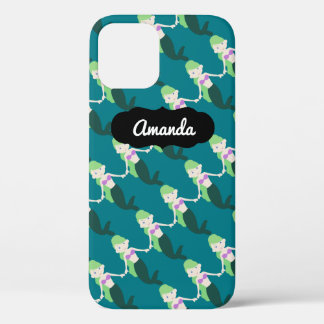 Funda Para iPhone 12 Caja verde conocida de encargo del iPhone 7 de la