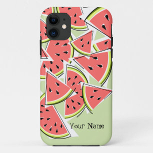 Funda Para iPhone 11 Caja verde "conocida" del iPhone 5 de la sandía