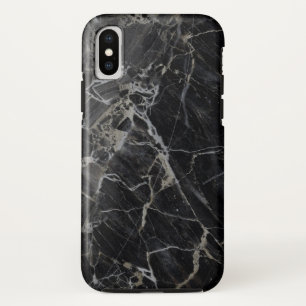 Funda Para iPhone X Cajas de mármol negras del iPhone X