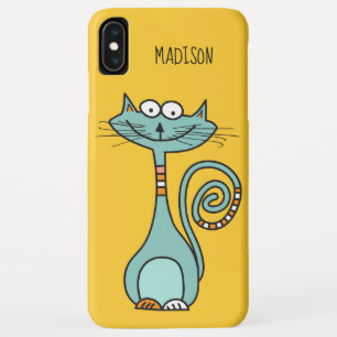 Funda Para iPhone XS Max Cajas de teléfono a color y nombre personalizado d