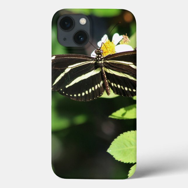 Funda De Case-Mate Para iPhone Cajas Zebra Longwing Butterfly para iPhone (Reverso)