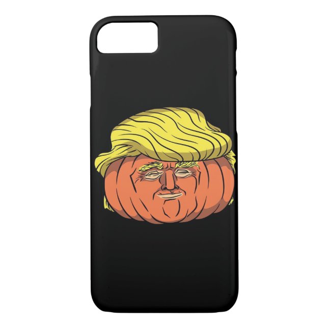 Funda De Case-Mate Para iPhone Calabaza de Donald Trumpkin (Reverso)
