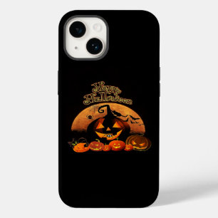 Funda Para iPhone 14 De Case-Mate Calabaza de gatos de Halloween