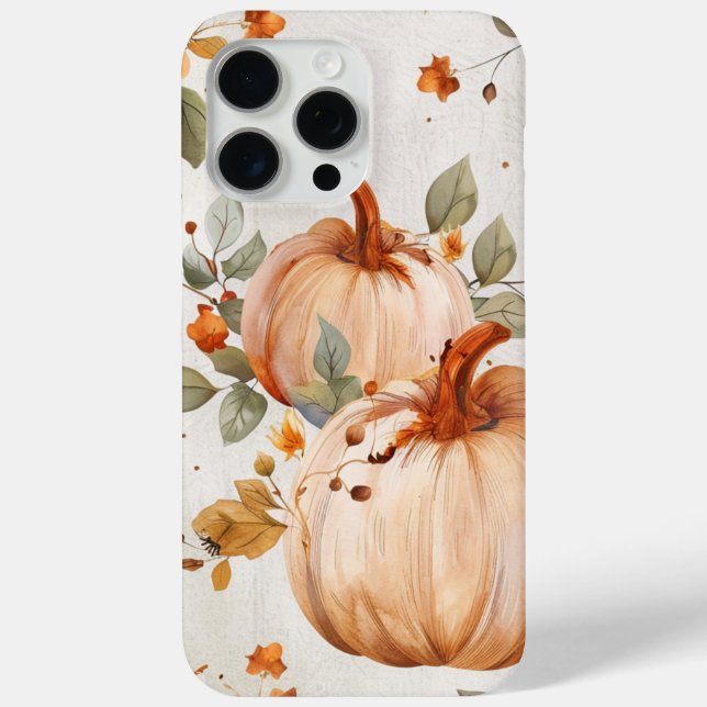 Funda De Case-Mate Para iPhone Calabaza de otoño (Reverso )