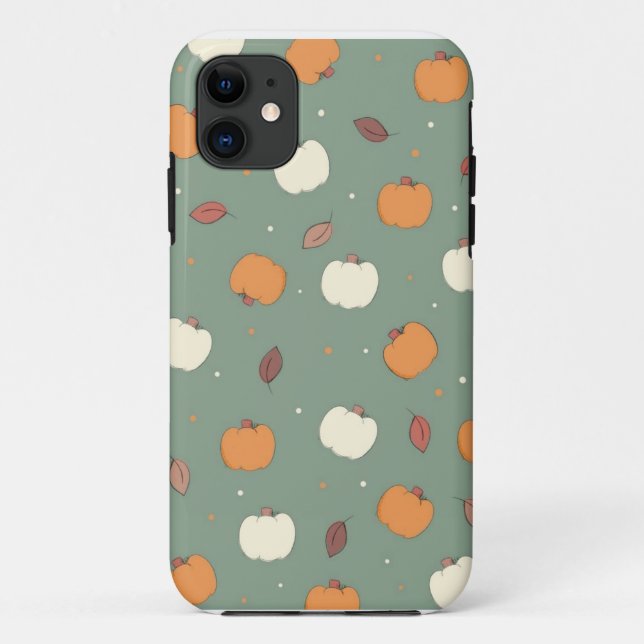 Funda De Case-Mate Para iPhone Calabaza de Otoño (Reverso)