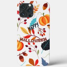 Funda Para iPhone 13 Pro Max Calabaza feliz de Halloween
