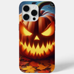 Funda Para iPhone 15 Pro Max calabaza/Halloween/espeluznante de murciélagos