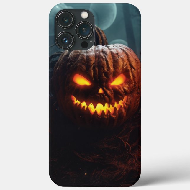 Funda De Case-Mate Para iPhone Calabaza malvada (Reverso )