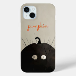 Funda Para iPhone 15 Mini Calabaza negra