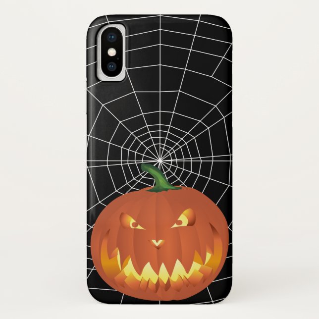 Funda De Case-Mate Para iPhone Calabaza para Halloween 4 (Reverso)