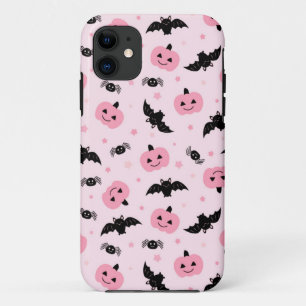 Funda Para iPhone 11 Calabazas divertidas de Halloween y patrón de murc