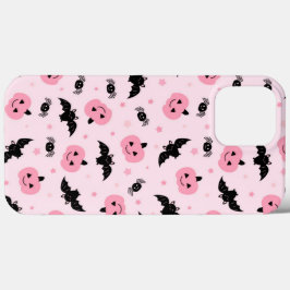 Funda Para iPhone 13 Pro Max Calabazas divertidas de Halloween y patrón de murc