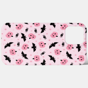 Funda Para iPhone 13 Pro Max Calabazas divertidas de Halloween y patrón de murc
