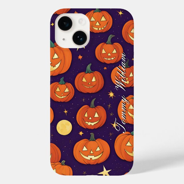 Funda De Case-Mate Para iPhone Calabazas Sonrientes Para Halloween (Reverso )