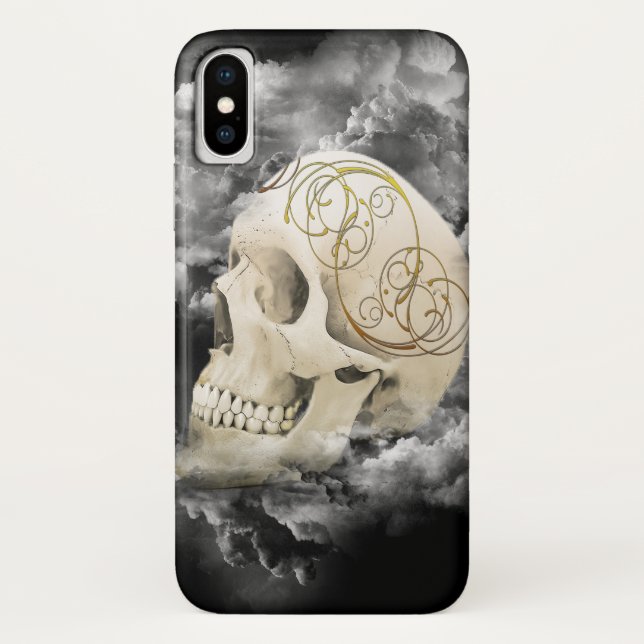 Funda De Case-Mate Para iPhone Calavera (Reverso)