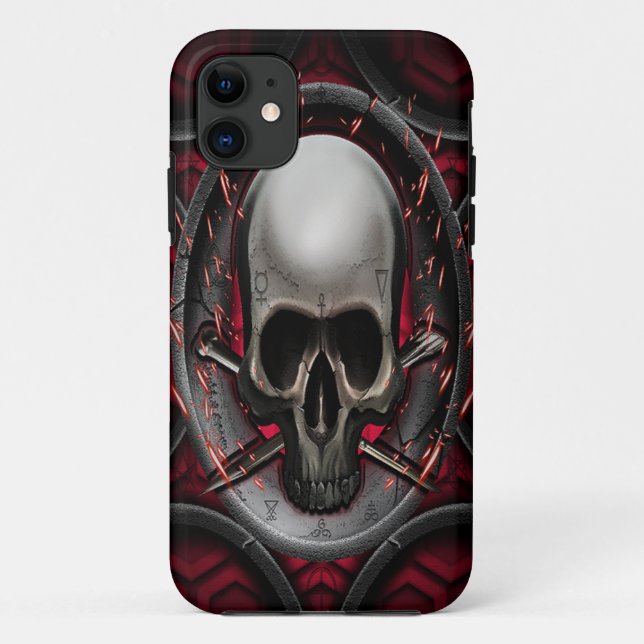 Funda De Case-Mate Para iPhone Calavera Ars longa Vita brevis (Reverso)