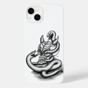 Funda Para iPhone 14 Plus De Case-Mate Calavera - Cabeza malvada con serpiente