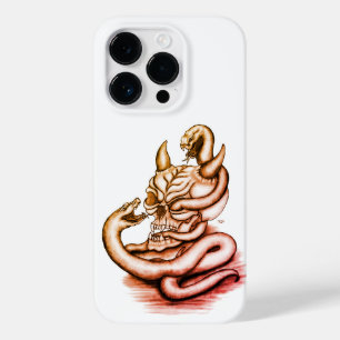 Funda Para iPhone 14 Pro De Case-Mate Calavera - Cabeza malvada con serpiente