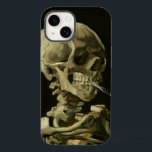Funda Para iPhone 14 De Case-Mate Calavera con cigarrillo Van Gogh Funda-Mate<br><div class="desc">Pinturas expresionistas de Van Gogh y #39;s: Calavera con pintura de lienzos de cigarrillos en llamas</div>