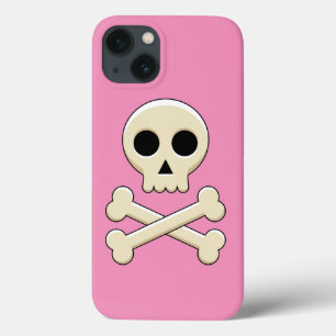 Funda Para iPhone 13 Calavera con huesos