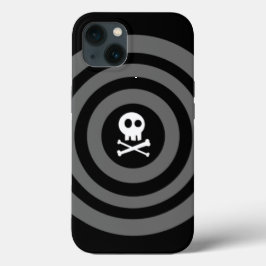 Funda Para iPhone 13 ~ Calavera + cruz ~ Estuche para iPhone OtterBox